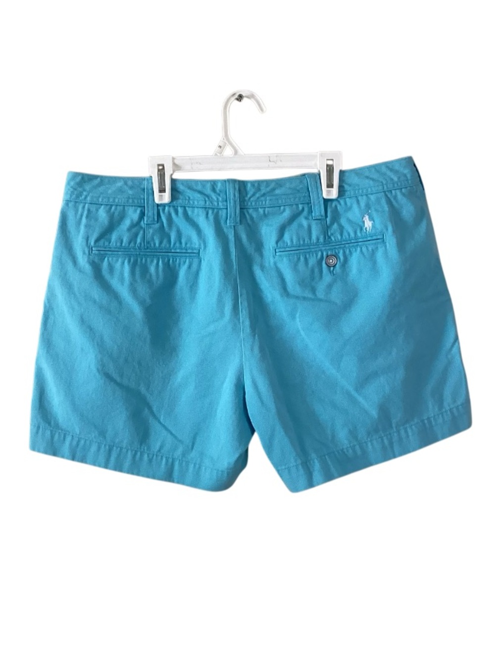 Polo Ralph Lauren Cotton Chino Shorts in Vibrant Turquoise Blue 14 - Picture 4 of 8